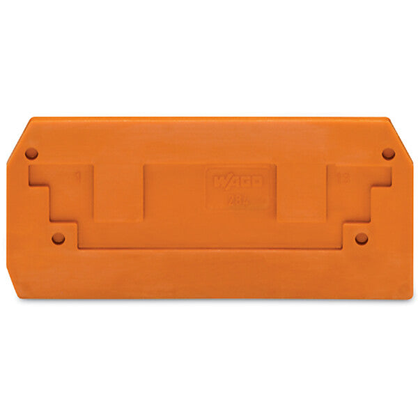 WAGO Abschlußplatte orange 284-328